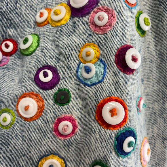 Decorated jean jacket - Picture 4 of 8